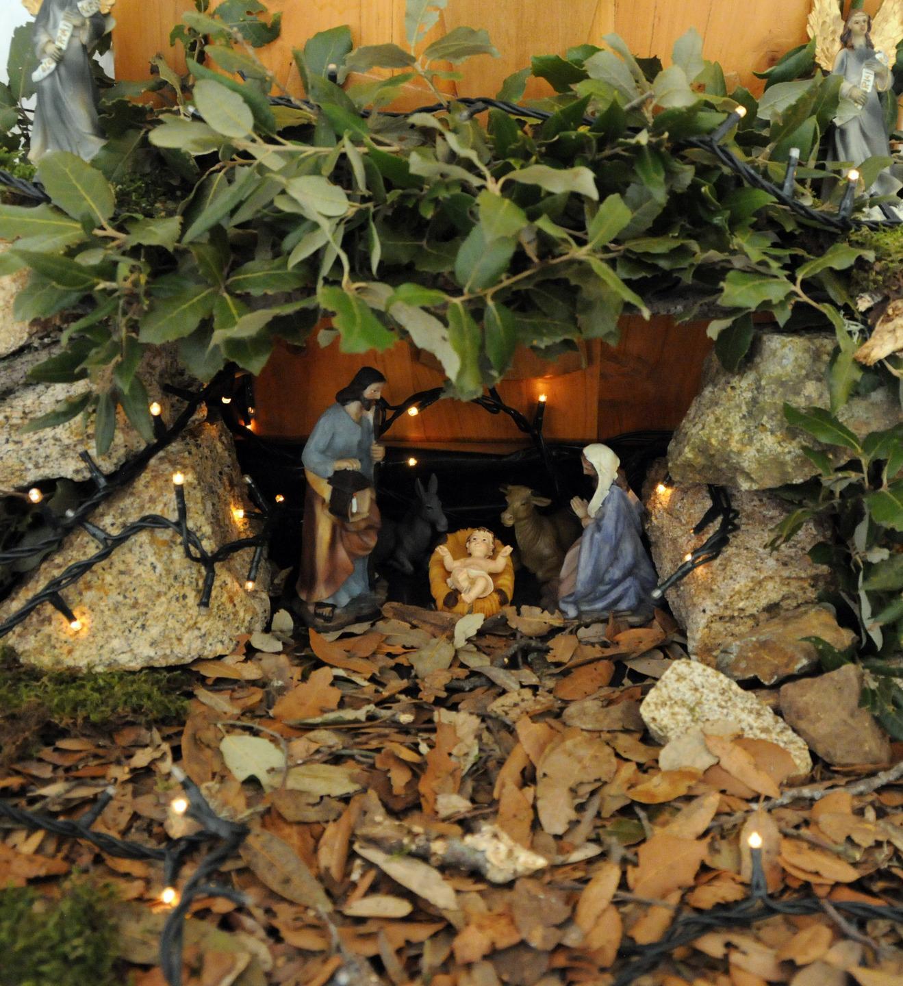 Un presepe nella chiesa di San Giovanni