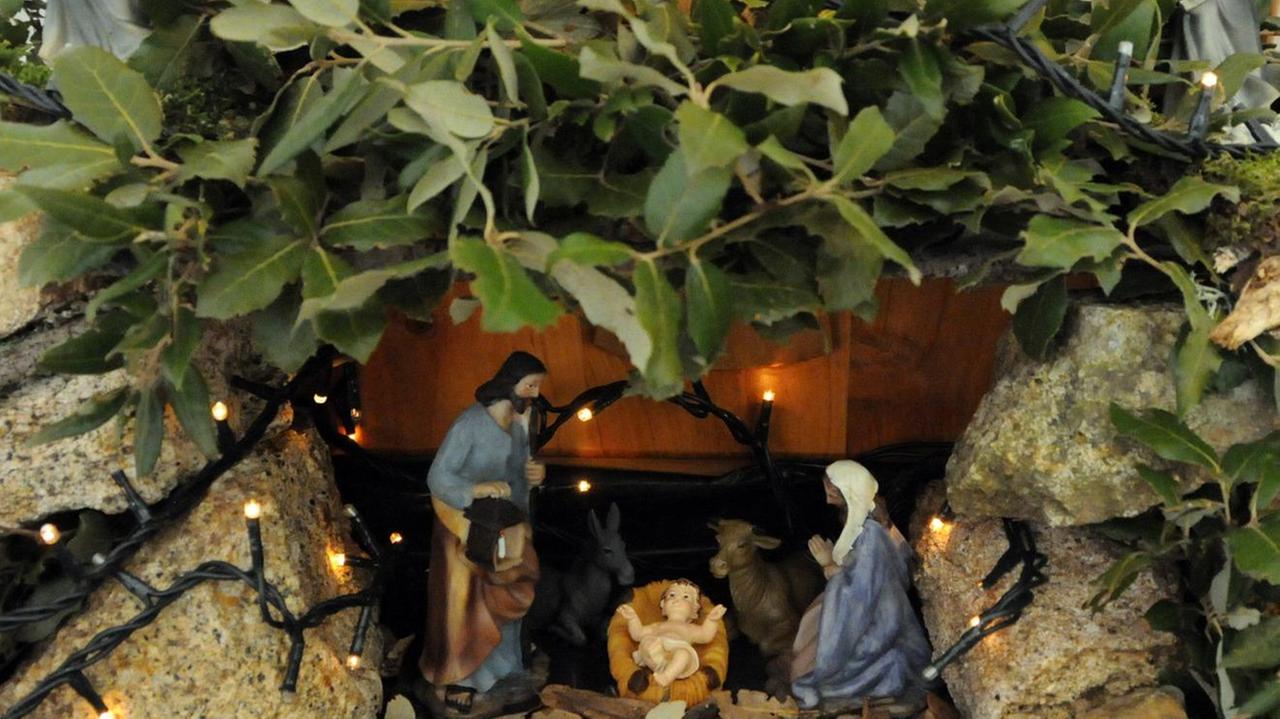 Un presepe nella chiesa di San Giovanni