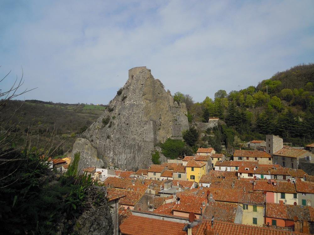 Una veduta di Roccalbegna