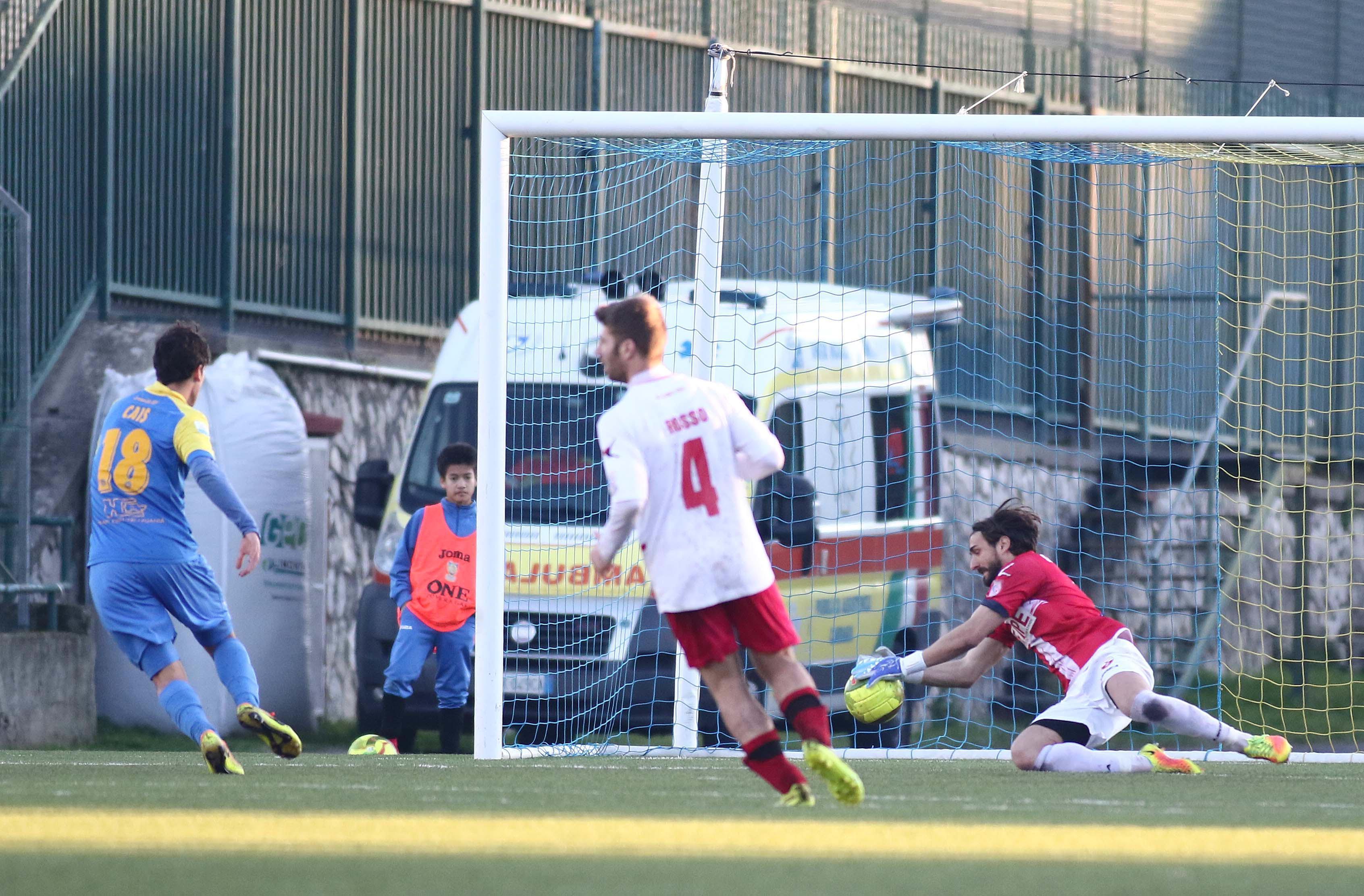 Un'immagine della partita con il Cuneo