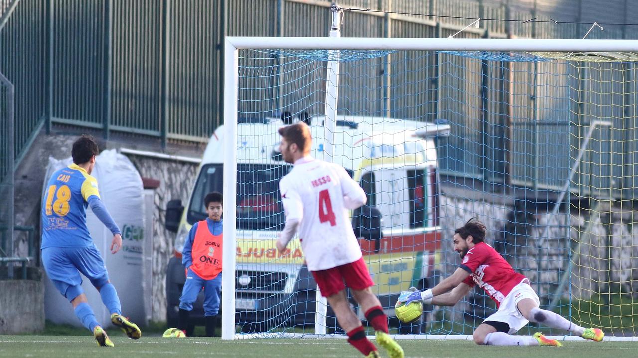 Un'immagine della partita con il Cuneo
