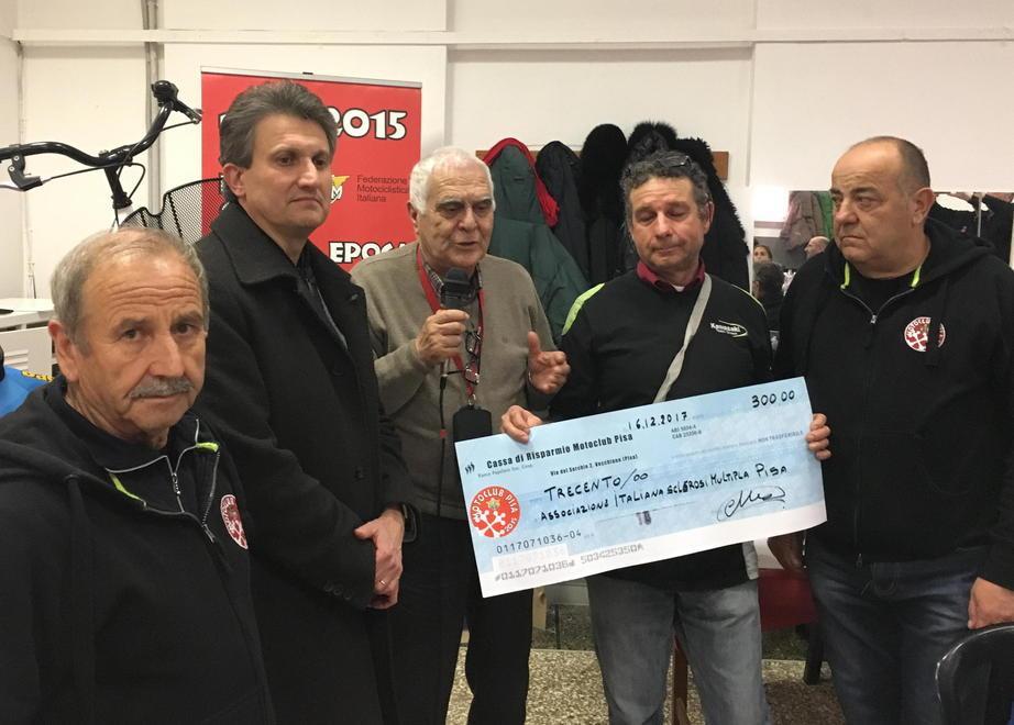 Motoclub, cena sociale per l’Aism