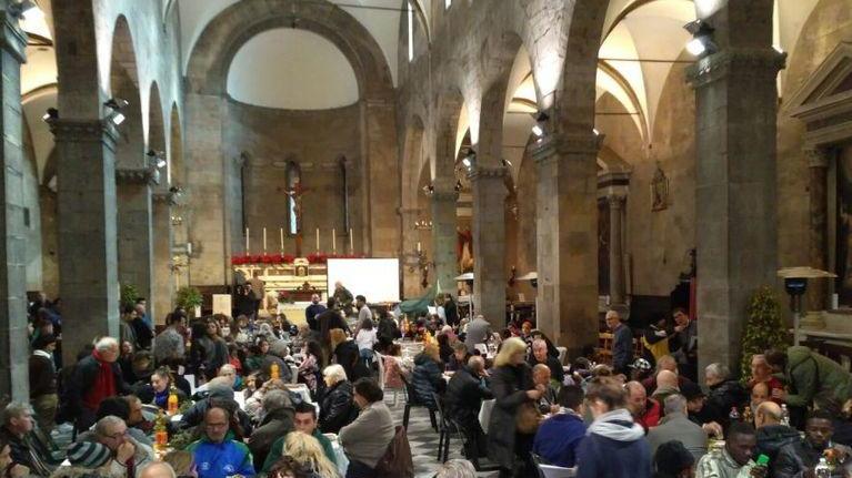 Pranzo per 250 ospiti in San Francesco