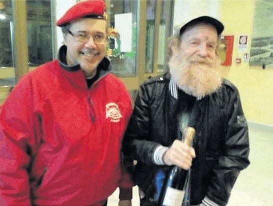Pier Paolo Pintus dei Guardian Angels con Mike