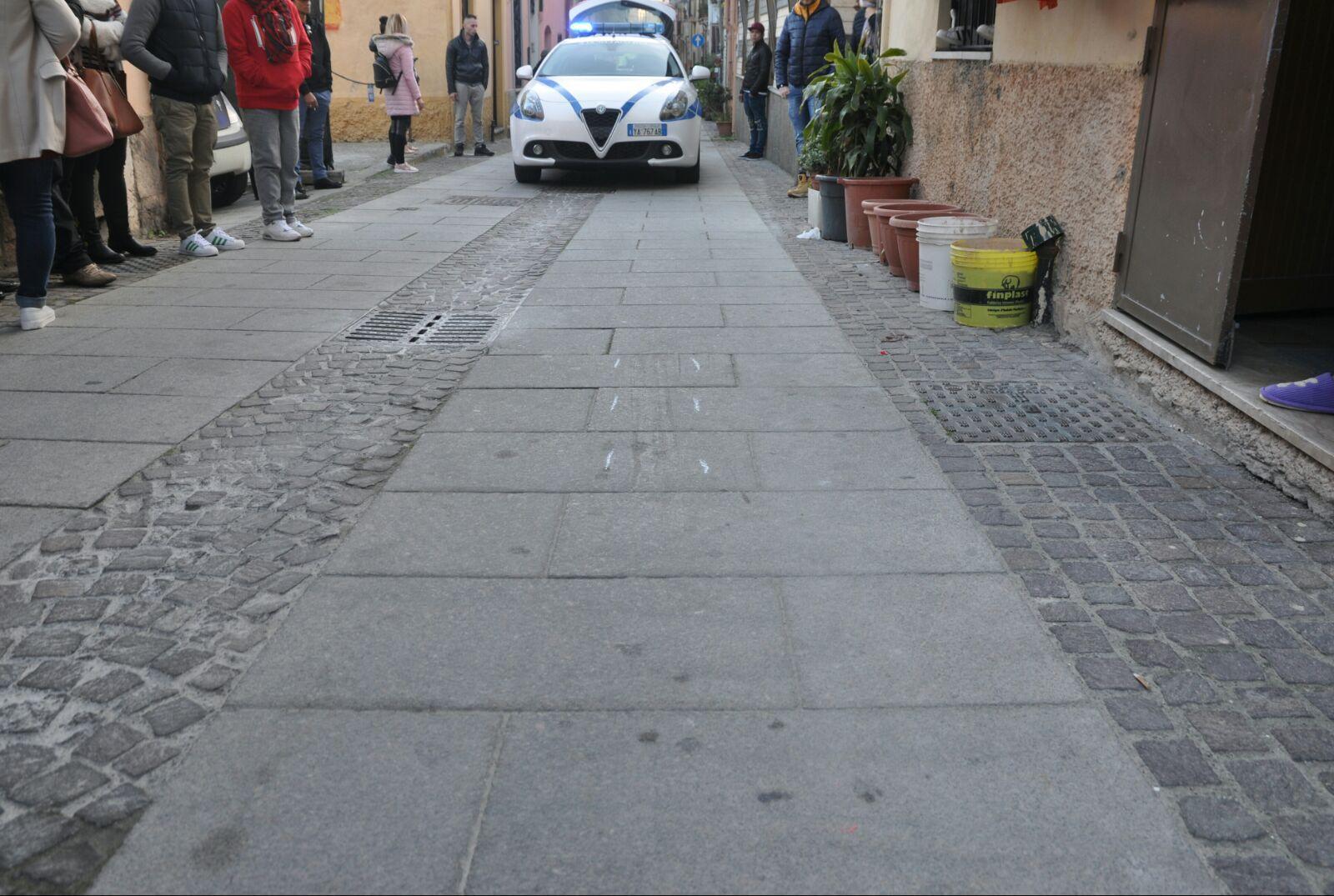 La via dove è avvenuto l'incidente