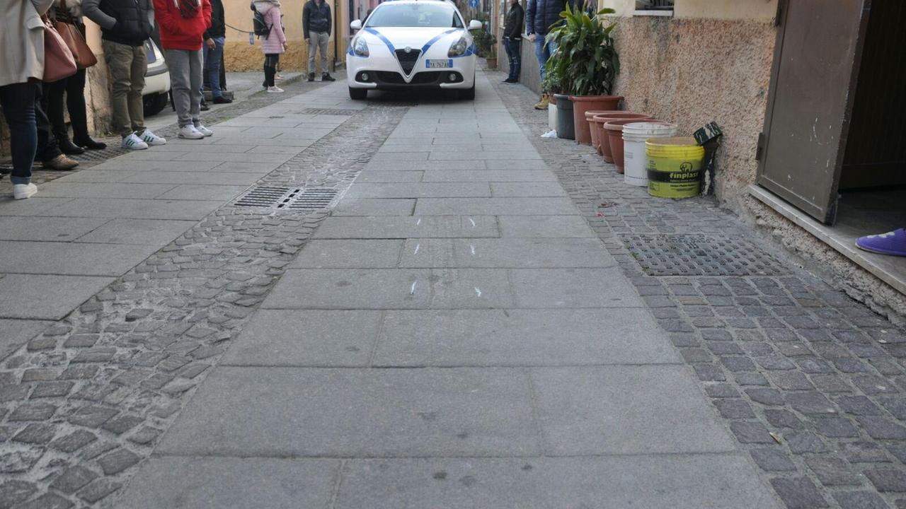 La via dove è avvenuto l'incidente