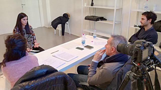 Un momento del casting