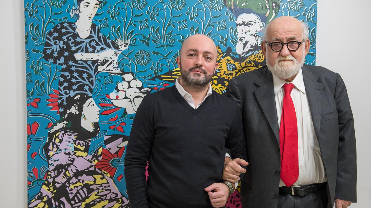 Mazzoli e Megall alla mostra