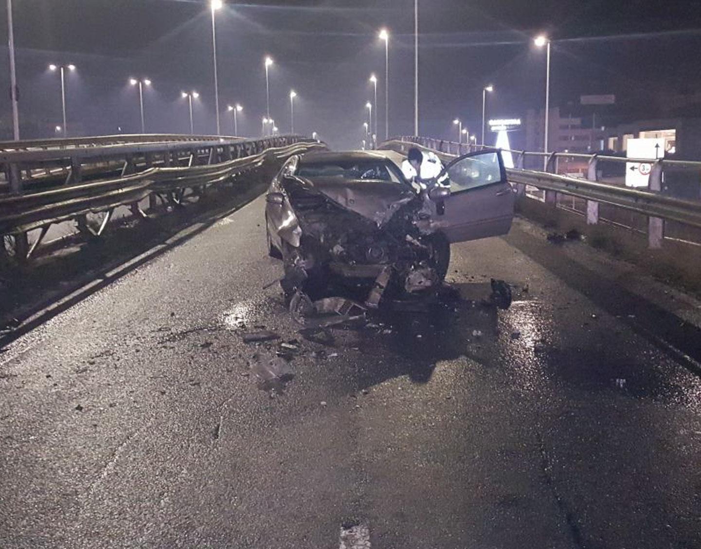 Schianto sull'asse mediano, traffico in tilt a Cagliari