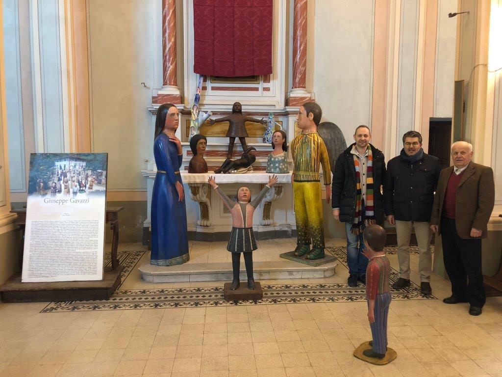 L'inaugurazione del presepe di Giuseppe Gavazzi a Marliana