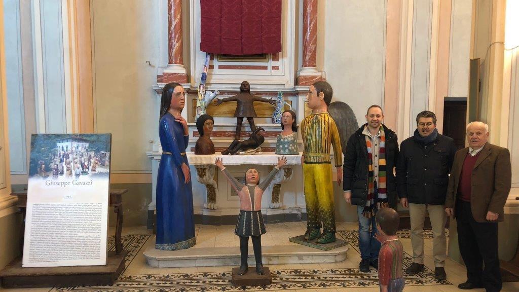 L'inaugurazione del presepe di Giuseppe Gavazzi a Marliana