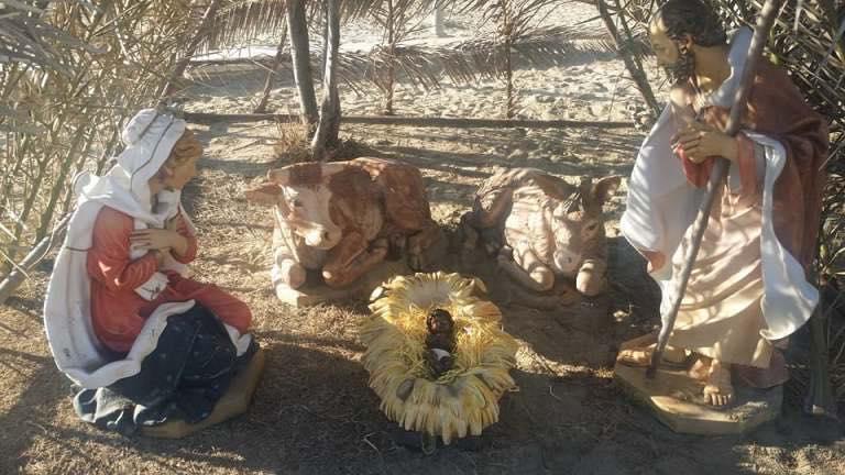 Presepi, rubato a Viareggio il bambinello nero