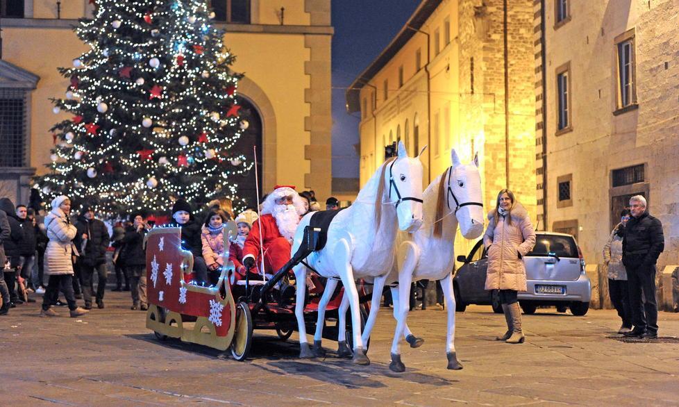 La slitta a pedali di Babbo Natale