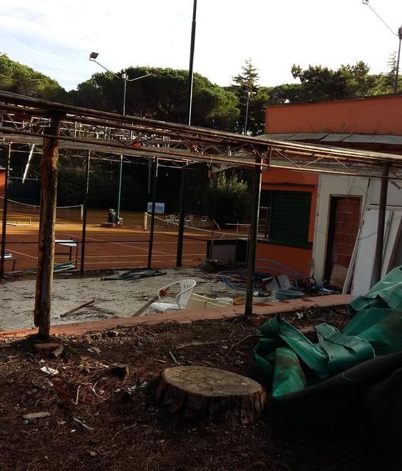 Tennis club, demolita la sala del bridge Ospiterà il ristorante