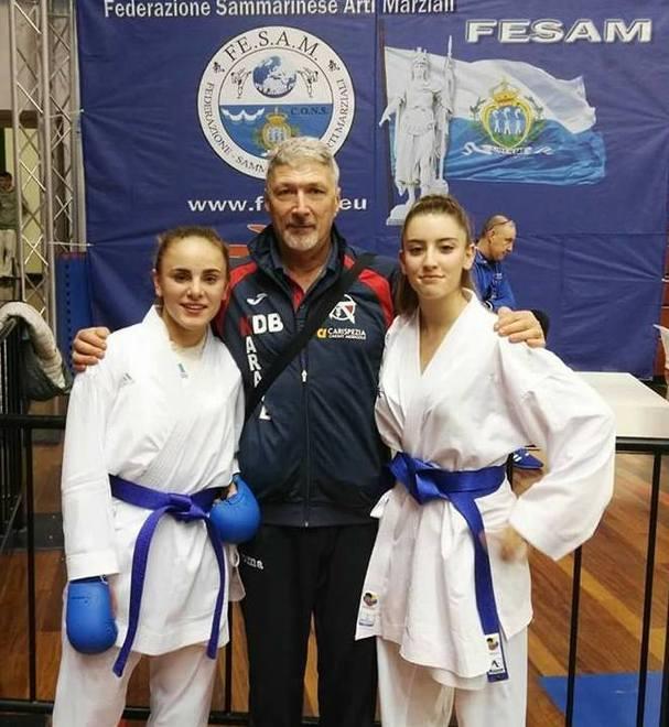 Il Karate Don Bosco vola grazie a Elisa e Giorgia
