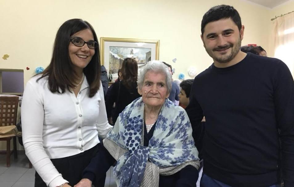 Tre paesi in festa per la centenaria 