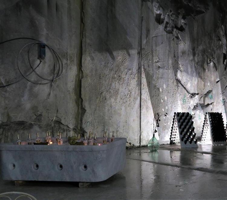 Nel ventre delle cave nasce lo spumante Straordinario 