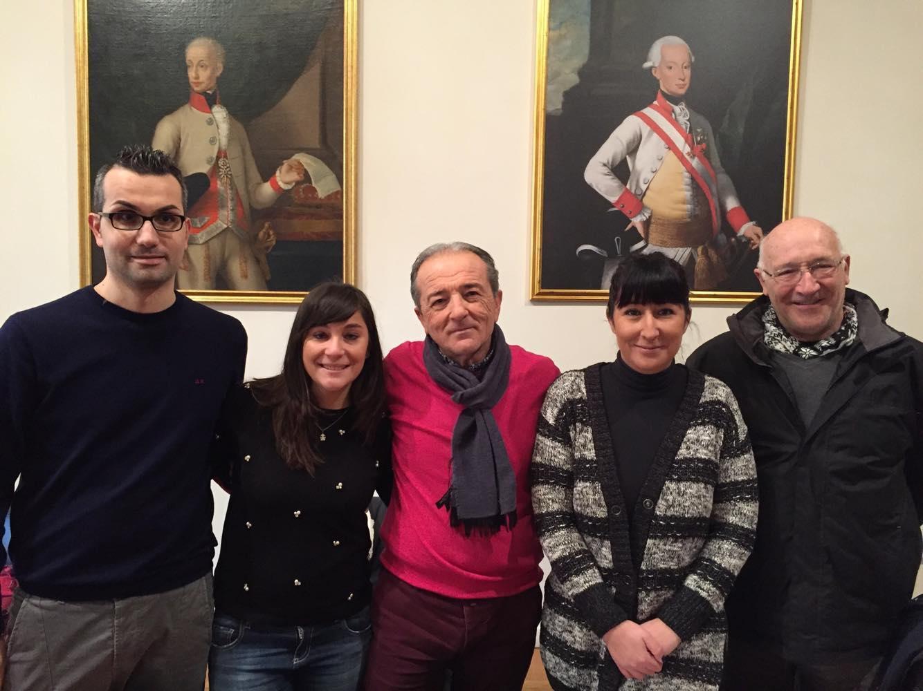 Aldo Milone insieme ad altri componenti di Prato libera e sicura