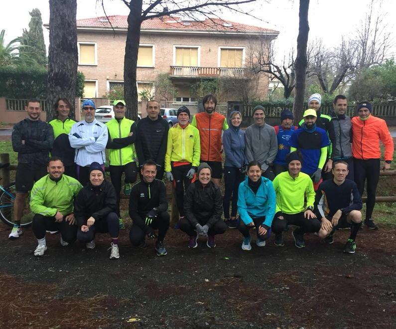 I runners in pista per Santo Stefano 