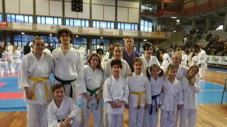 Sugli scudi alla Spezia i karateka di Giannetti