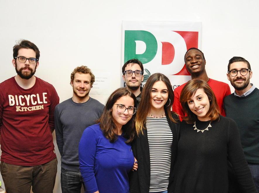 C’è il gruppo Giovani democratici 