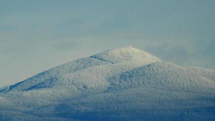 Il fascino dell’Amiata innevata