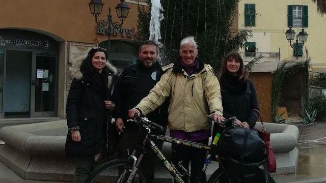 Il ciclista giramondo chiude il tour elbano