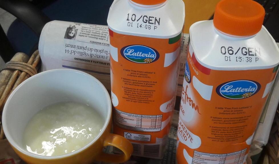 «Il latte è avariato» La segnalazione di un cliente ai Nas 