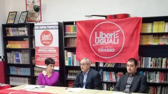 La presentazione del comitato di Liberi e Uguali