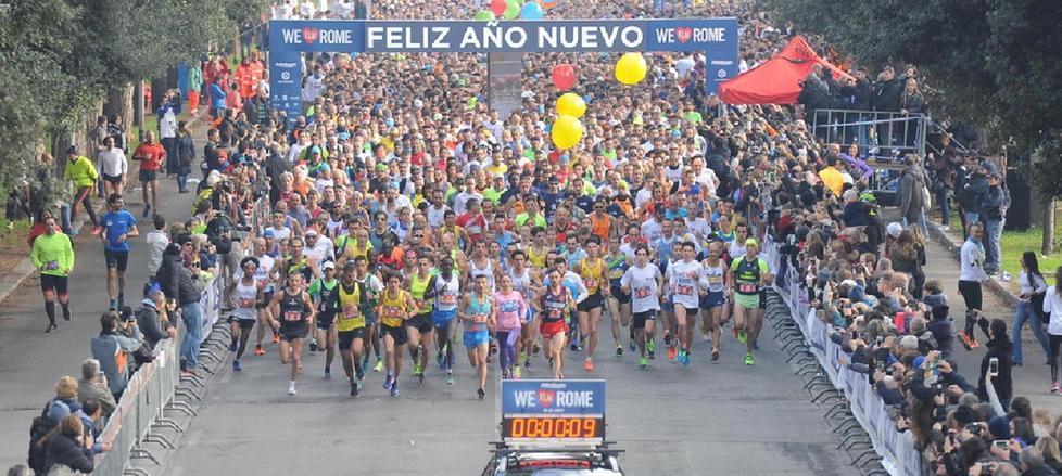 La Rosa terzo alla We Run Rome 