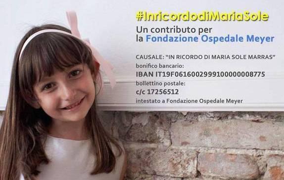 Il sorriso di Maria Sole continua a scaldare Raccolti 25mila euro 