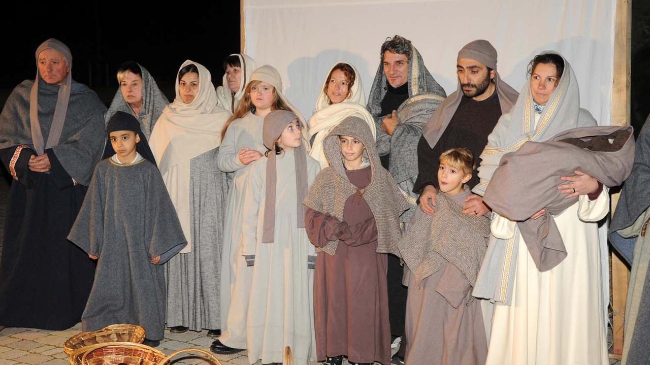 Il presepe vivente del Cotone (foto Paolo Barlettani)