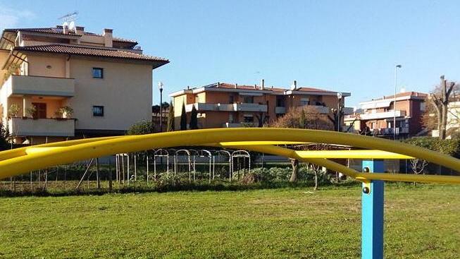 Percorso vita installato vicino all’argine dell’Arno