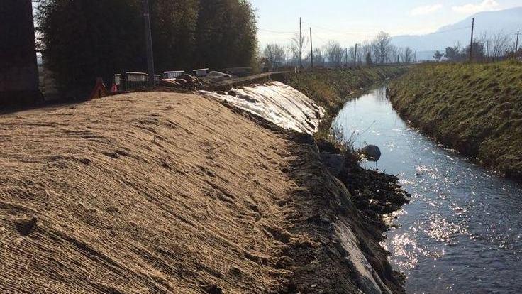 Un argine più forte per il rio Fossanuova