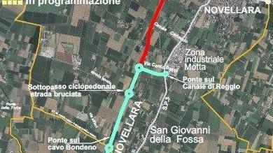 Novellara ostaggio di cento metri