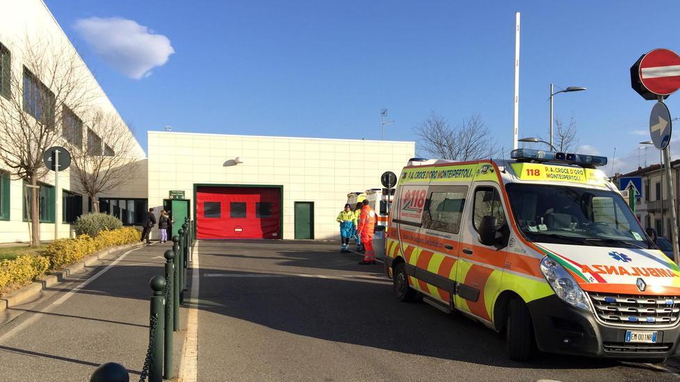 L'ingresso del pronto soccorso di Empoli