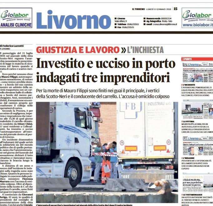 Quattro indagati per la scomparsa di Mauro Filippi 