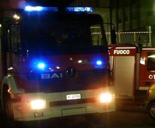 Un intervento dei vigili del fuoco