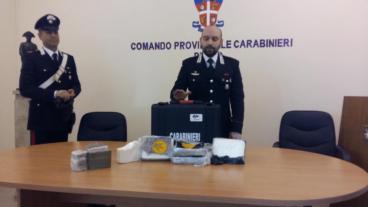 La droga sequestrata a Empoli