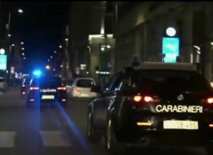 I carabinieri in azione durante l'operazione Stige in Calabria (dal video girato dai carabinieri)