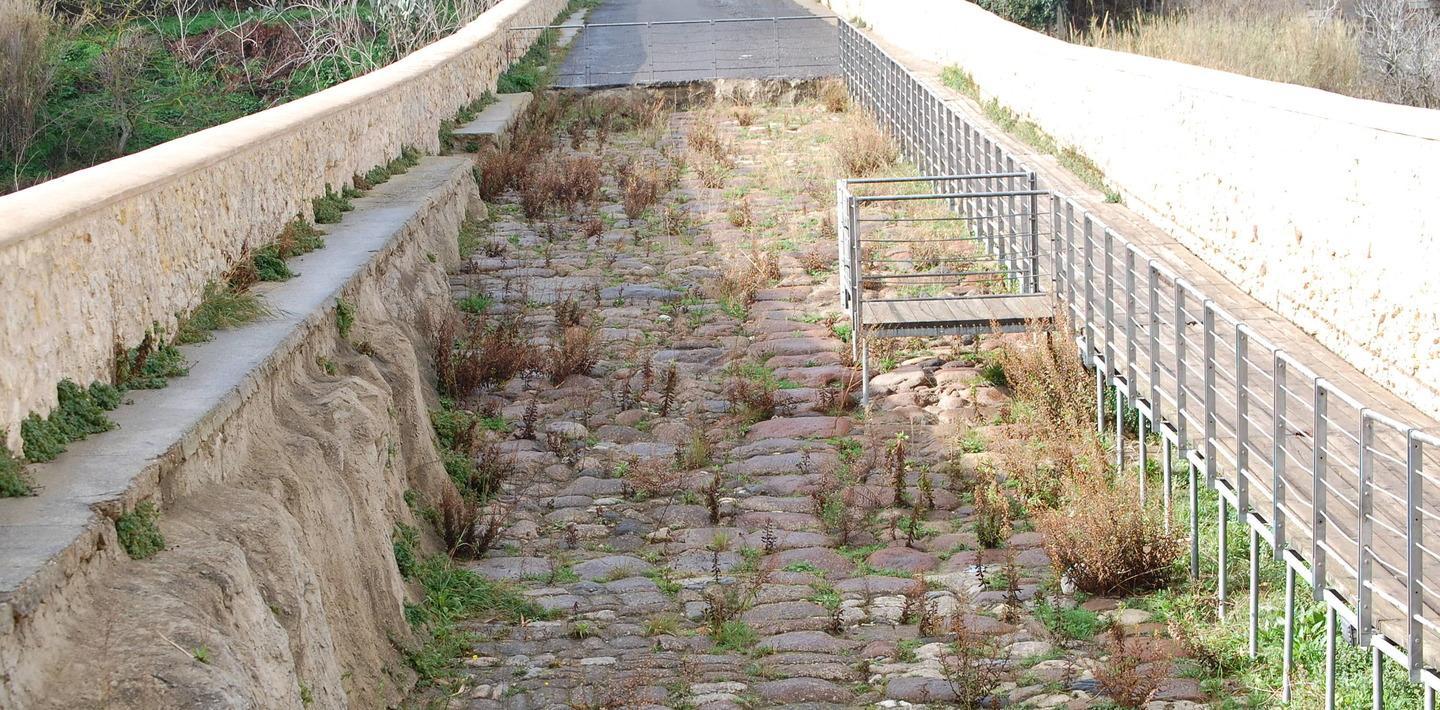 L’antico Ponte Romano soffocato dalle erbacce
