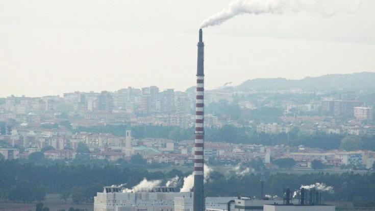 Polo industriale al buio dopo la notte di fulmini