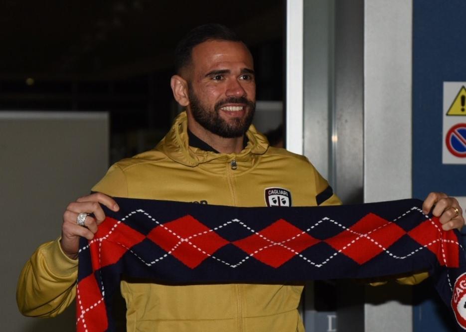Leandro Castan all'arrivo a Cagliari