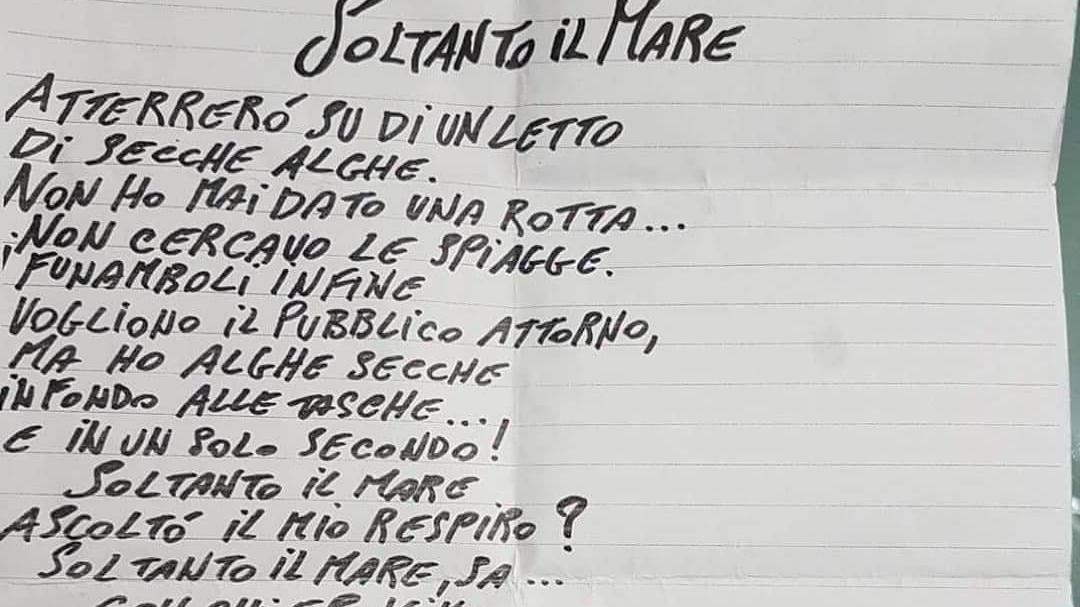 Morto in piazza Bovio, la bella poesia scritta per lui dal fratello Simone