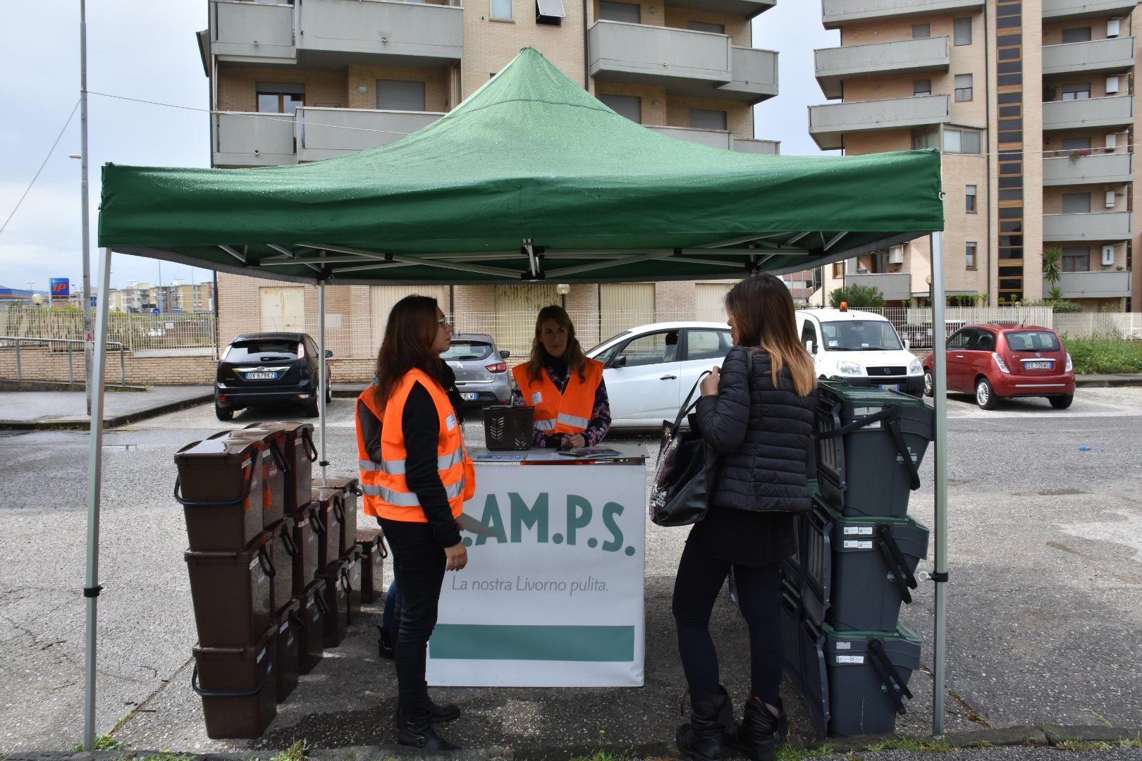 Ardenza-La Rosa, via alla raccolta rifiuti porta a porta