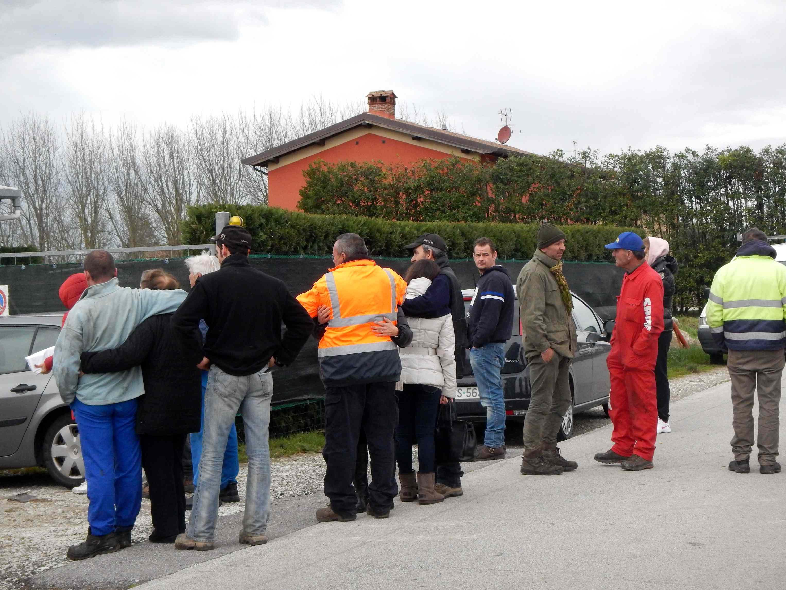 Il giorno dell'incidente sul lavoro nell'azienda agricola