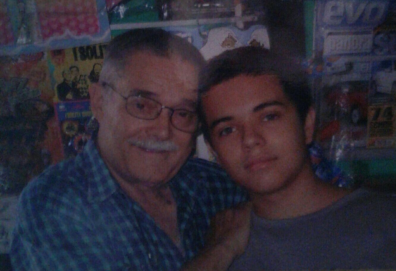 Aldo Taccagni con il nipote Gabriele