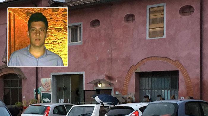 Nel riquadro Matteo Carmignato in una foto da Facebook