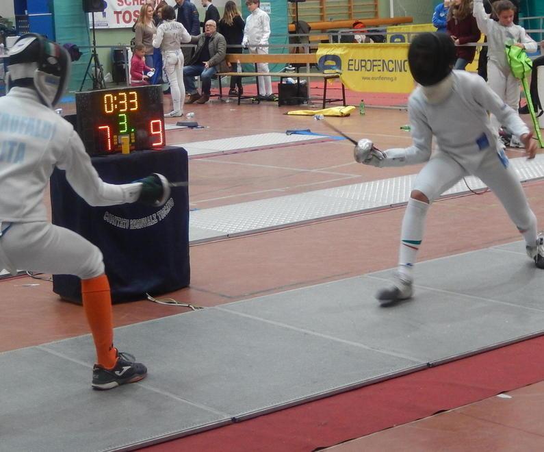 Un grande successo il campionato di scherma Under 14 