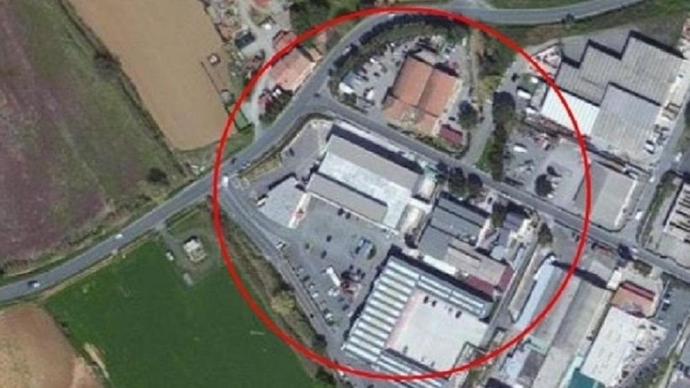 Nel cerchio rosso l'area di Poggio Gagliardo interessata dalla bonifica